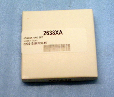 WISECO 2638XA XA PISTON RING RINGS SET 67.00mm 67mm 67.0mm 2.638'' XA2638