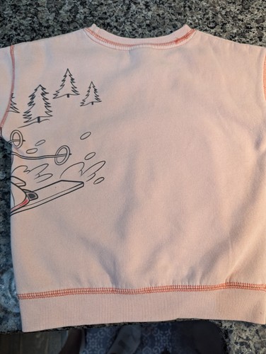 Disney Junior Minnie Pink Minnie Mouse Skiing Sweater 5T - Picture 6 of 8