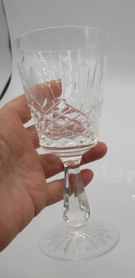 PAIR WATERFORD KENMARE CLARET WINE GLASSES ~ 6"  EXCELLENT CONDITION - Image 2 of 4