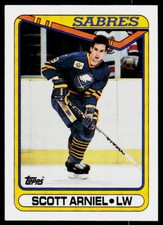 1990-91 Topps #324b Scott Arniel