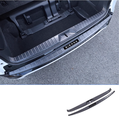 For Toyota Sienna 2021-2025 Rear Inside Bumper Sill Plate Guard Cover Trim 2pcs - Foto 1 di 11