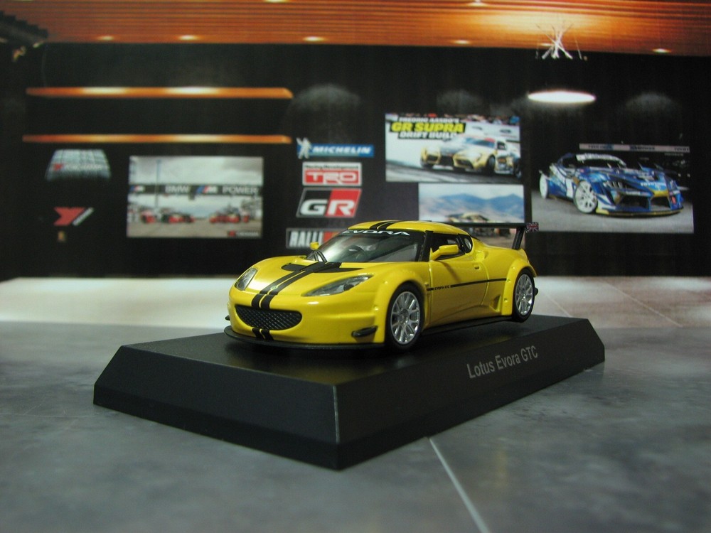 LOTUS EVORA GTC  1/64 Kyosho Minicar Collection Diecast model