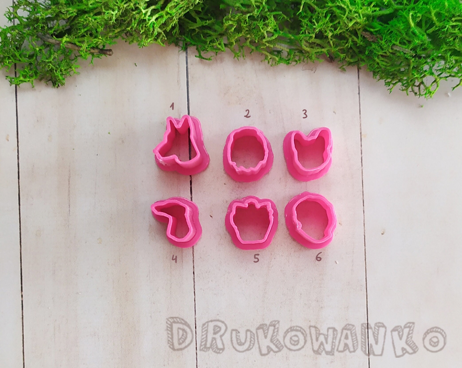 Dog Dogs Yorkshire Sheltie Dobermann Samoyed Boxer Polymer Clay Cutter Art Craft