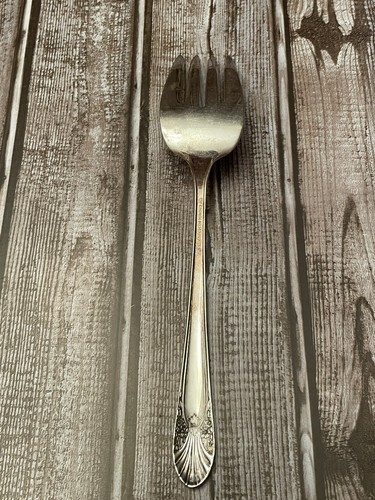 Vintage Crown Radiance Serving Spoon & Meat Fork International Silver IS 1939 - Picture 5 of 11