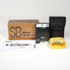 Nikon SB-30 Speedlight Shoe Mount Flash UNUSED w/ Box Tested Working