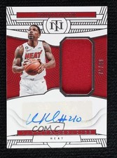 2022-23 Panini National Treasures Lasting Legacies 71/99 Udonis Haslem Auto 0u5r