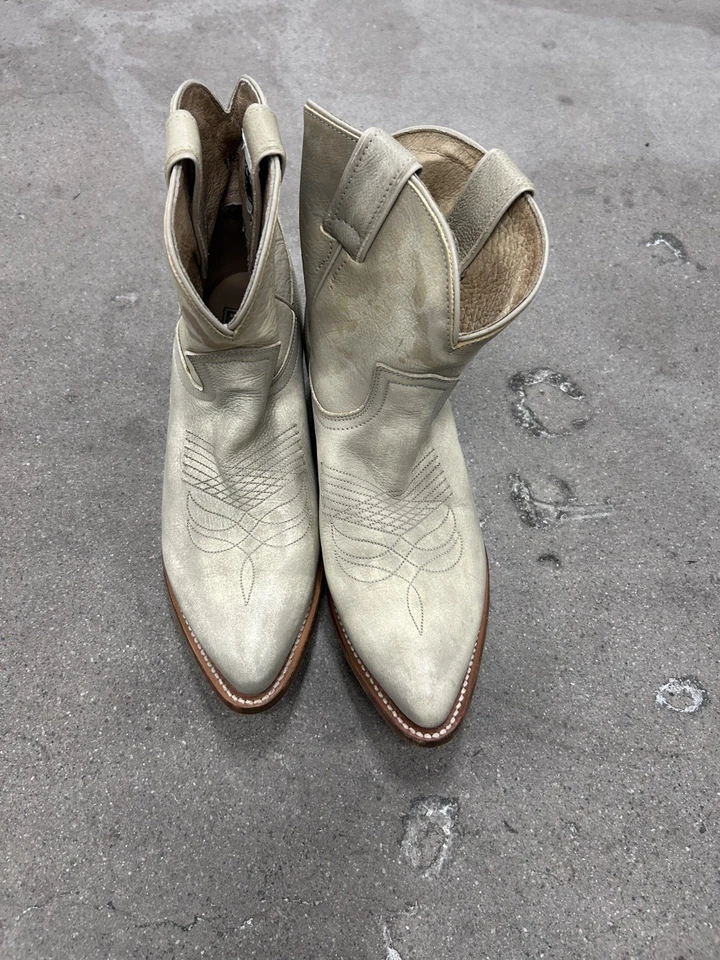 FRYE Botas 9 Cuero Taupe Billy Botas Cortas de Vaquero Para Mujer Hechas en México Foto 3 de 4