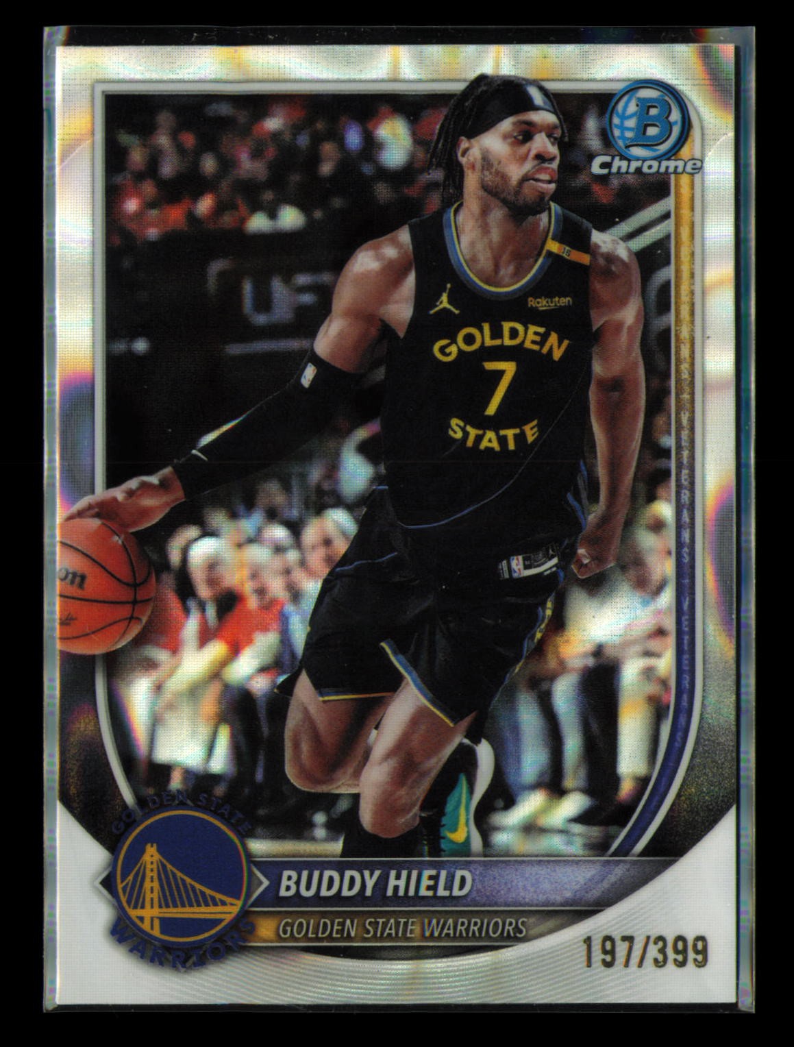 Buddy Hield 2025-26 Bowman Chrome Lava Refractors #/399 #BCV-37 Warriors