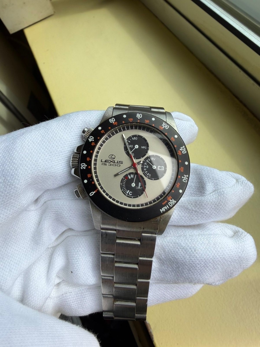 LEXUS IS300 CHRONOGRAPH WATCH RARE IS200 ALTEZZA TRD TOMS SXE10