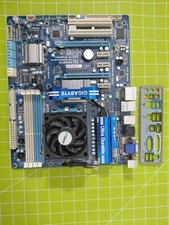 Gigabyte GA-890GPA-UD3H Motherboard W/ AMD Phenom II X2, Pre-owned As-Is