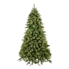 Vickerman 54" Cashmere Pine Artificial Christmas Tree with LED Lights in Green