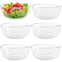 Salatschale Glas 6X – Ø14,5Cm Dessertschalen FüR Vorspeisen, Snacks & Bei