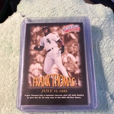 Fleer 1997-98 Million Dollar Moments Frank Thomas White Sox #32 Baseball Card