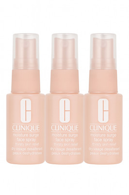 3x Clinique Moisture Surge Face Spray 30ml 1oz Each Thirsty Skin Relief Hydrate