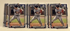 MAX CLARK  2024 Bowman Draft  (lot of 15) #BD-104 (RC) - Detroit Tigers