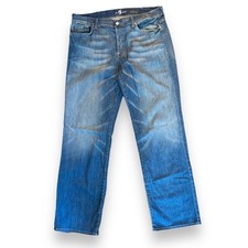7 For All Mankind Relaxed Medium Wash Jeans EUC