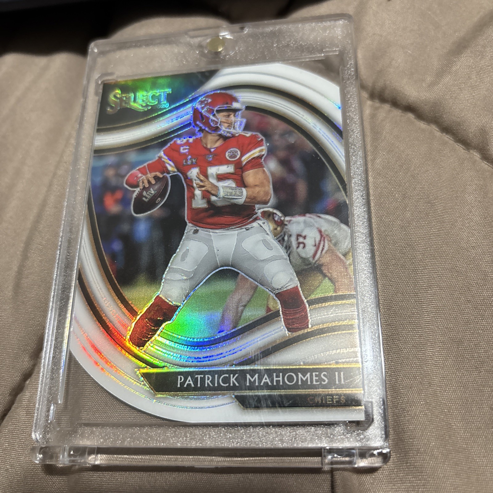 2020 Panini Select - Field Level Patrick Mahomes II #302 White Prizm Die-Cut