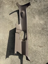 92-96 FORD F150 F250 F350 REGULAR & CREW CAB LEFT REAR C PILLAR TRIM, TAN OEM