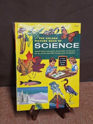 Vintage Golden Picture Book Of Science 1957 Experiments & Activities