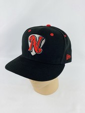 Nashville Sounds New Era 59FIFTY Fitted Hat 7 1/2 Black Red MiLB Baseball