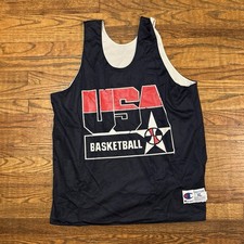 Vintage Champion 1992 USA Basketball Olympic Dream Team Practice Jersey Mens XL