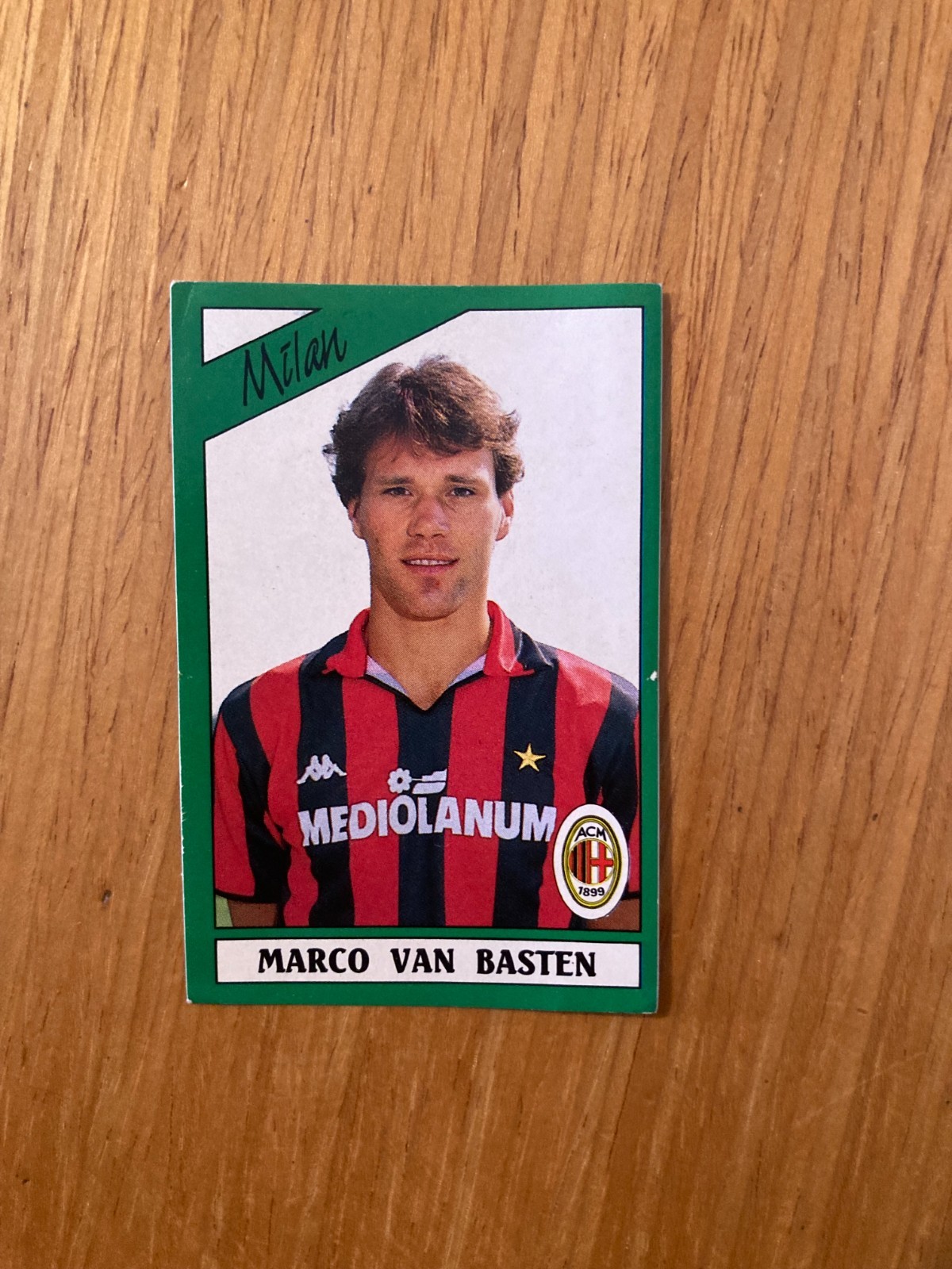 Figurina Milan Calciatori Panini Van Basten Originale 163 1987 1988 87 88