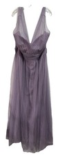 Hayley Paige Lavender Mauve Dress Size 26 Style 5707 Sleeveless Full Length