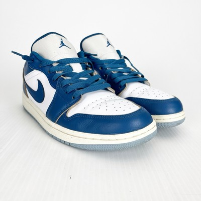 #ad Nike Air Jordan 1 SE Low Top Industrial Blue Athletic Sneakers Shoes Mens 9 $54.99