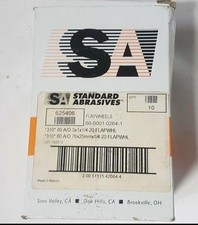 Standard Abrasives 625406 Flap Wheels 3 x 1 x 1/4 - 20 Ez Wheel 10 Pcs New 310