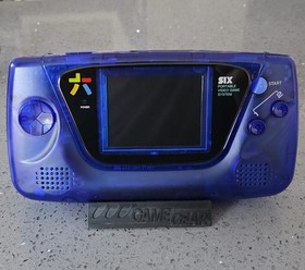 Fully Upgraded Sega Game Gear RetroSix Sapphire IPS CleanScreen USB-C Recapped