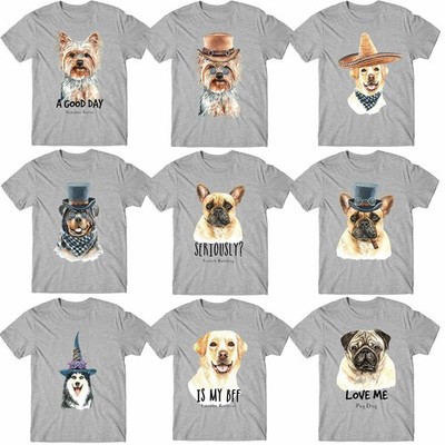 The Multi Dogs Lustige Logos T-Shirt Brot Lustige Tiere Unisex Kinder #P1#OR#A