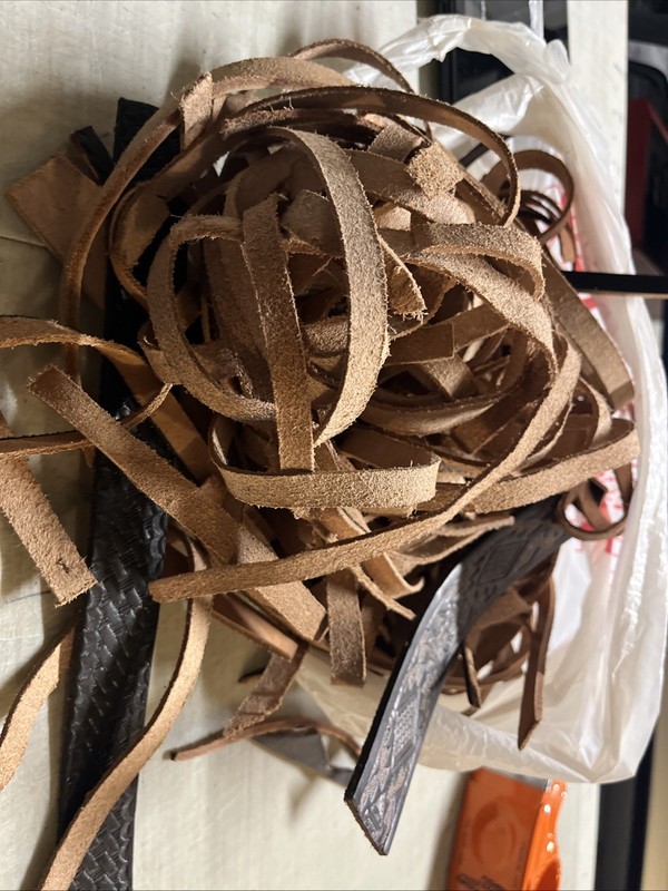 Sepici Leather Almost  2 LBS Leather Scrap Bags (Heavy Weight Veg-Tan)