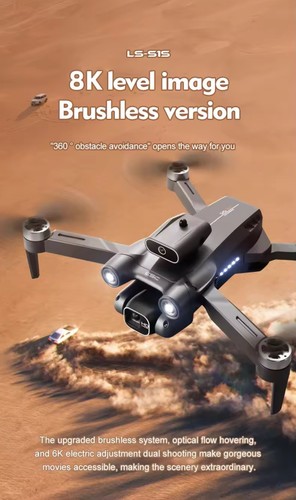 S119 Drone 8K Dual Camera 5G Obstacle Avoidance Optical Flow FPV Quadcopter Toys - Picture 6 of 12