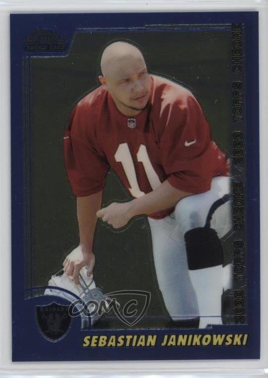 2000 Topps Chrome 318/1650 Sebastian Janikowski #186 04zq