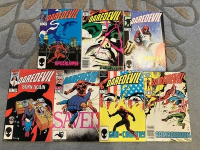 DAREDEVIL 227-233 (1986) BORN AGAIN FULL 7-BK SET FRANK MILLER!!!