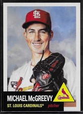 2025 Topps MLB® Living Set® # 885 MICHAEL McGREEVY RC Cardinals 1,278 Printed