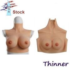 Silicone Breast Forms B-E Cup Realistic Fake Boobs for Crossdresser Transgender