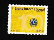 2017 FRANCE N°5152** Centenaire du Lions Club International MNH