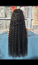13x6 36inch HD Lace Frontal burmese curly Wig 230 density 100 Human Hair