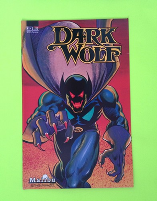 #ad Dark Wolf #1 Vol. 1 1987 Malibu Comics High Grade Comic Book W210 126 $9.99