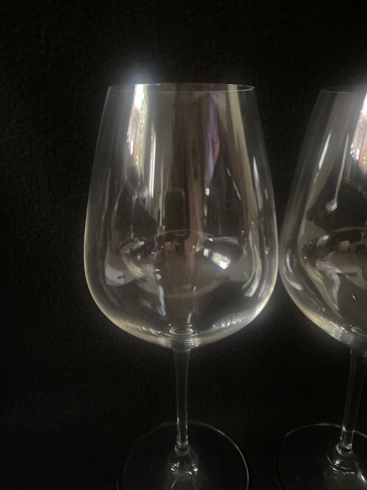 "Juego de 2 copas de vino tinto extra grandes RIEDEL 10"" hermosas" Foto 2 de 4