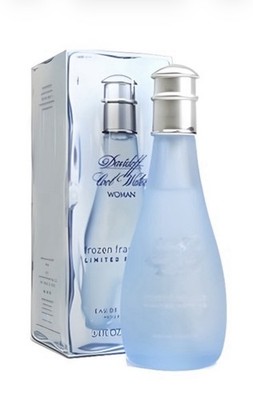 Cool Water For Woman By Davidoff 3.4 Oz EDT  Frozen Fragrance Limited Edition