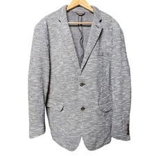 TASSO ELBA Mens XL 45-47 Classic-Fit Knit Sport Coat Jacket Blazer Unstructured