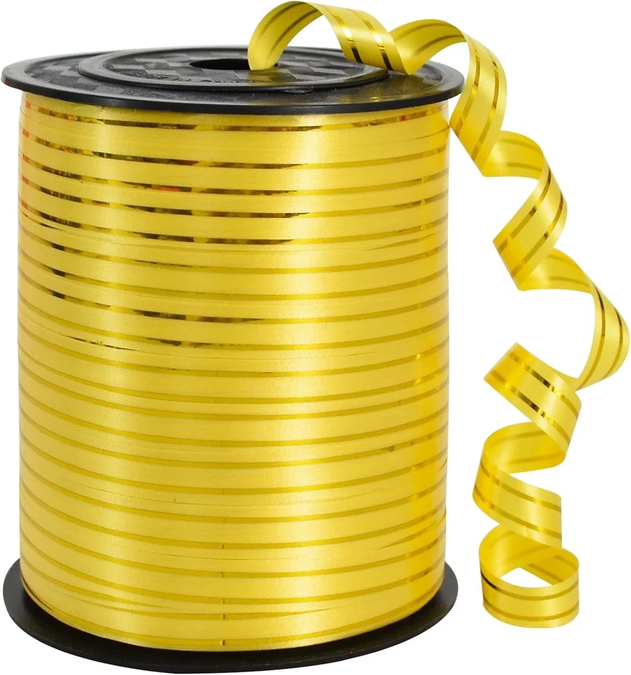 Fita de ondulação - Fitas de ondulação balão dourado - 250 jardas - Imagem 3 de 4
