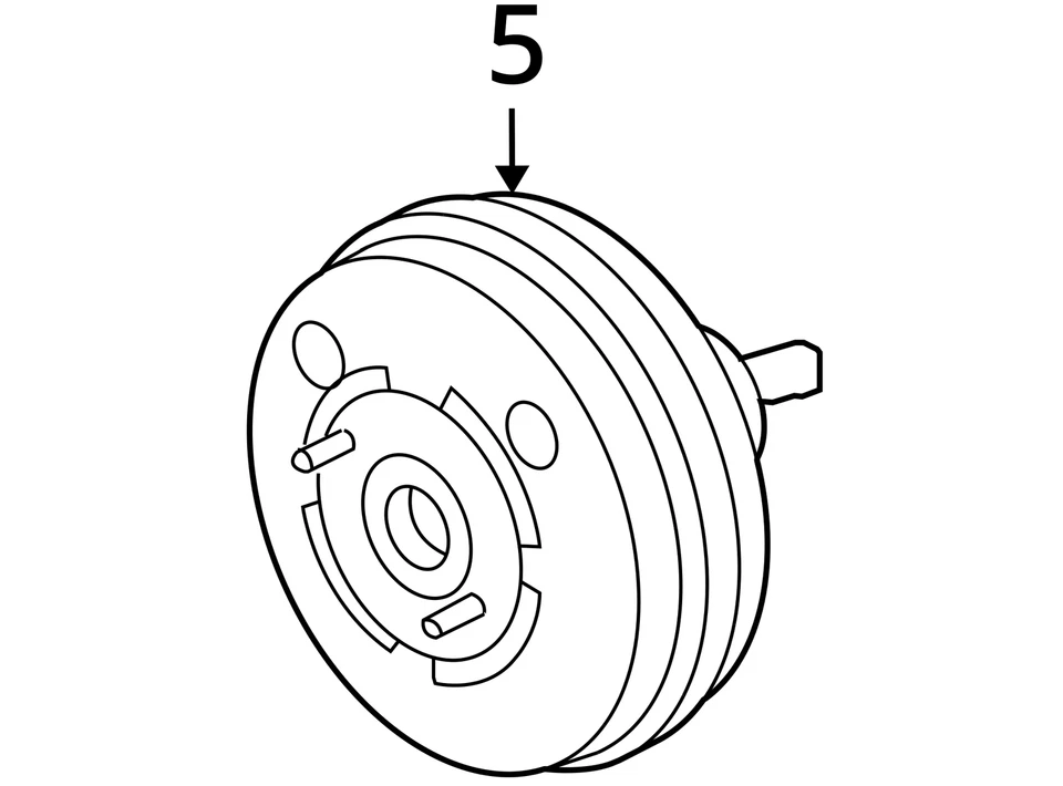 Potenciador de freno compatible con 07-13 MDX 972768 Foto 4 de 4