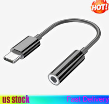 New USB-C Type C Adapter Port to 3.5MM Aux Audio Jack Earphone Headphone Cable