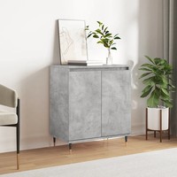 Sideboard Betongrau 60X35X70 Cm Holzwerkstoff Wohnzimmer Flur