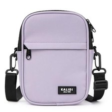 KALIDI Crossbody Sling Bag for Women Men Multi Position Small Light Purple