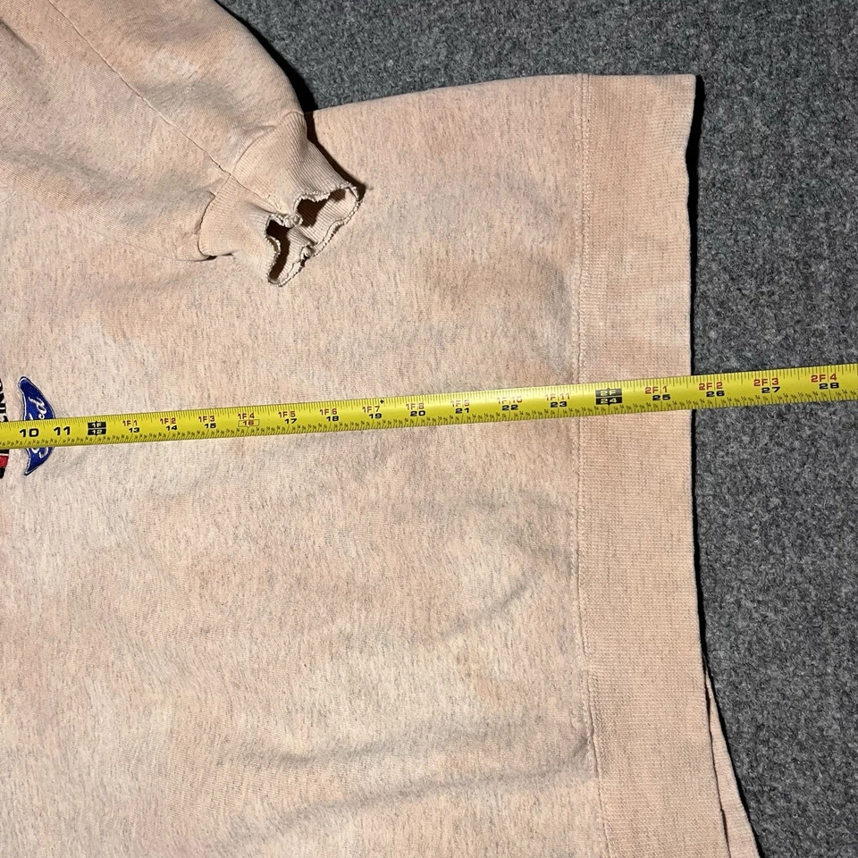 Sudadera De Colección Nascar Para Hombre Grande Teñida de Rosa Valvoline Racing Mark Martin Y2K Foto 4 de 4