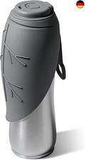 Hunde Trinkflasche für Unterwegs, 750 ml Isolierte Edelstahl Hundetrinkflasche, 
